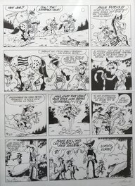 Planche originale lucky luke achde