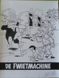 Jef Nys - Jommeke: de fwietmachine - Original Cover