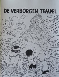 Jef Nys - Jommeke : de verborgen tempel - Couverture originale