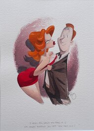 Bill Presing - Bugging for sex - Original Illustration