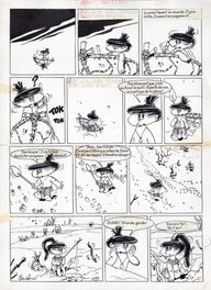 Comic Strip - Saki, « Saki cherche un Ami », planche 41, 1958.