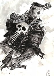 Ronan Toulhoat - Punisher - Illustration originale