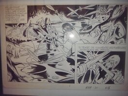 Henri Desclez - Desclez - Richard Bantam 1/2 pl 11B - Planche originale