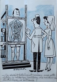 Louis Frick - Radiographie - Illustration originale