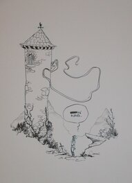 Caanan Grall - Rapunzel's Wind - Original Illustration