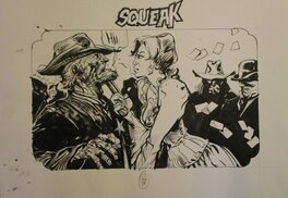 Ronan Toulhoat - Wild West : Squeak - Original Illustration