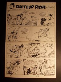 Marc Wasterlain - Le Docteur Poche n° 8 « Gags en Poche », planche 6, 1982. - Comic Strip