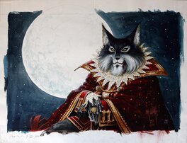 Olivier Ledroit - Loup garou - Original Illustration