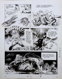 André Chéret - Rahan - L'Herbe Miracle - planche 6 - Planche originale