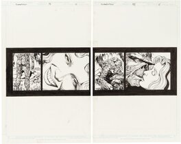 Rick Veitch - Swamp Thing vol. 2 #70, p. 10-11 - Planche originale