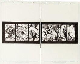 Rick Veitch - Swamp Thing vol. 2 #70, p. 12-13 - Planche originale