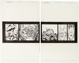 Rick Veitch - Swamp Thing vol. 2 #70, p. 16-17 - Planche originale