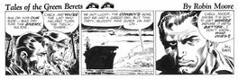 Joe Kubert - Tales of the Green Berets . Dernier strip de la première histoire " Viet Cong Cowboy " - Comic Strip