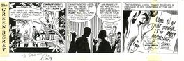 Joe Kubert - Tales of the Green Berets . Strip du 16 novembre 1967 . - Comic Strip