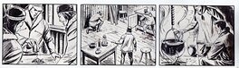 Pierdec - Les chasseurs de loups - strip paru dans la revue l'Intrépide en 1957 (n° ?) - Comic Strip