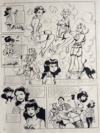 Jaap De Boer - Bettie page - Planche originale