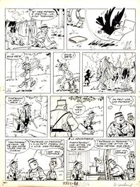 Maurice Tillieux - Tillieux : Gil Jourdan "Les vacances de Crouton" planche 5 - Comic Strip