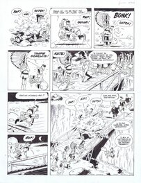 Planche originale - Morris & JANVIER: RANTANPLAN OTAGE p.39