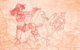 Adriano De Vincentiis - Teela - Original Illustration