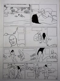 André Le Bras - Le sceau de l'ange tome 1 - Planche originale