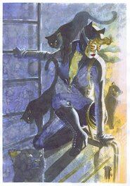 Philippe Bringel - Catwoman par Bringel - Original Illustration