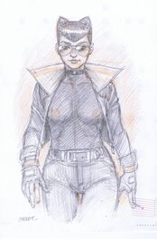 Sophian Cholet - Catwoman par Cholet - Original Illustration