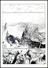 Robin Recht - Elric T3 - Dhakos, La cité aux mille flèches - Planche originale