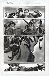 Tim Sale - Captain America - White #3p15 - Planche originale