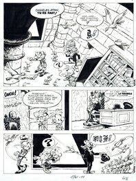 Spirou et Fantasio - Planche originale