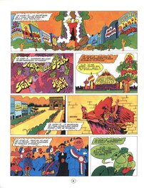 La planche publiée en couleur La planche publiée en couleur