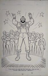 Jim Mooney - Mr. T fights fair - The A Team - Original Illustration