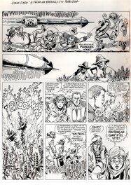 Eddy Paape - Johnny Congo les flèches des ténèbres planche 11 - Planche originale