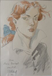 André Juillard - Ariane Plume aux vents - Original Illustration