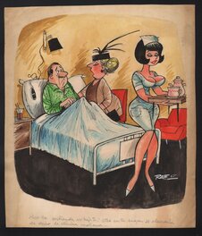 Raf - At the hospital - Illustration originale