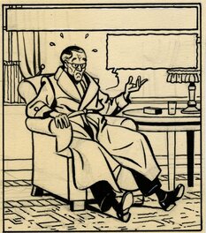 Edgar Pierre Jacobs - La Marque jaune - case Septimus - Comic Strip