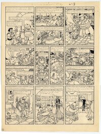 Jacques Laudy - Hassan & Kaddour, le Miroir Enchanté - Planche originale