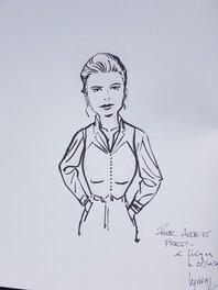 Dédicace de Leprévost dans Monster club tome 1