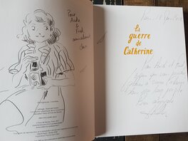 Dédicace de Fauvel et Billet dans la guerre de Catherine Dédicace de Fauvel et Billet dans la guerre de Catherine
