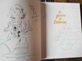 Dédicace de Fauvel et Billet dans la guerre de Catherine