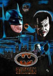 Diego Septiembre - Batman de Tim Burton - Original Illustration