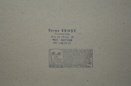 Cachet de l’auteur au verso. Cachet de l’auteur au verso.