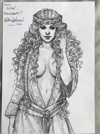 Alessia de Vincenzi - Frédégonde Alessia de Vincenzi - Original Illustration