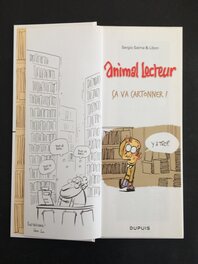 Dédicace de Libon "Animal Lecteur T1 - Ça va cartonner !"