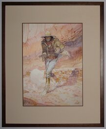 Illustration originale - Giraud / Moebius - Blueberry