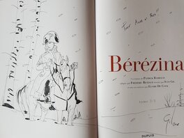 Dédicace dans Bérézina tome 3 Dédicace dans Bérézina tome 3