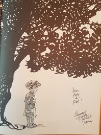 Dédicace de Guibert dans les olives noires tome 3