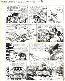 Frank Pé - Vincent Murat - Comme un animal en cage - Planche originale