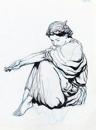 Barry Windsor-Smith - Greek Woman - Illustration originale