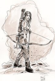 Poetzarelli - Tomb Raider / Lara Croft - Original art