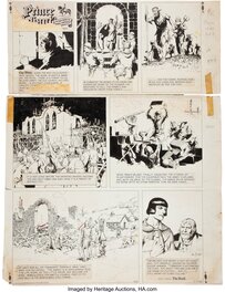 Hal Foster - Prince Valiant, Planche 1200 (7 Février 1960) - Planche originale